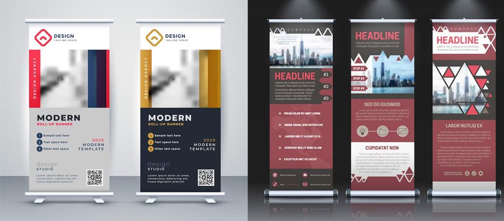 Roll-up standees — Vellore Printers