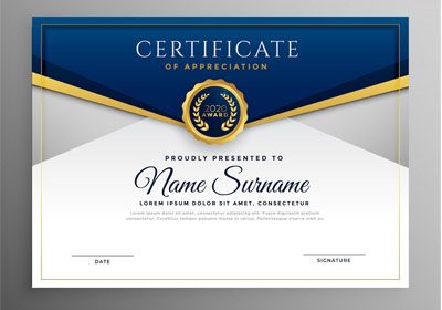 Certificate Design